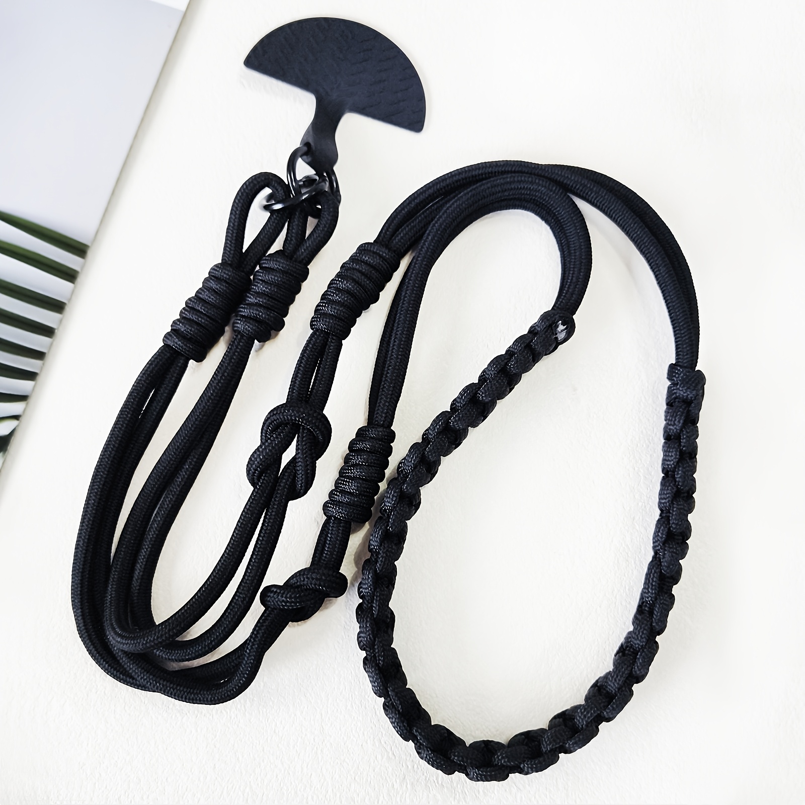 TEMU Cozy 3-in-1 Phone Strap: Crossbody, Around Your Neck, Or On Your Wrist. Features Of Handmade Weaving, Colors For 2026, A Gender-neutral Design,
