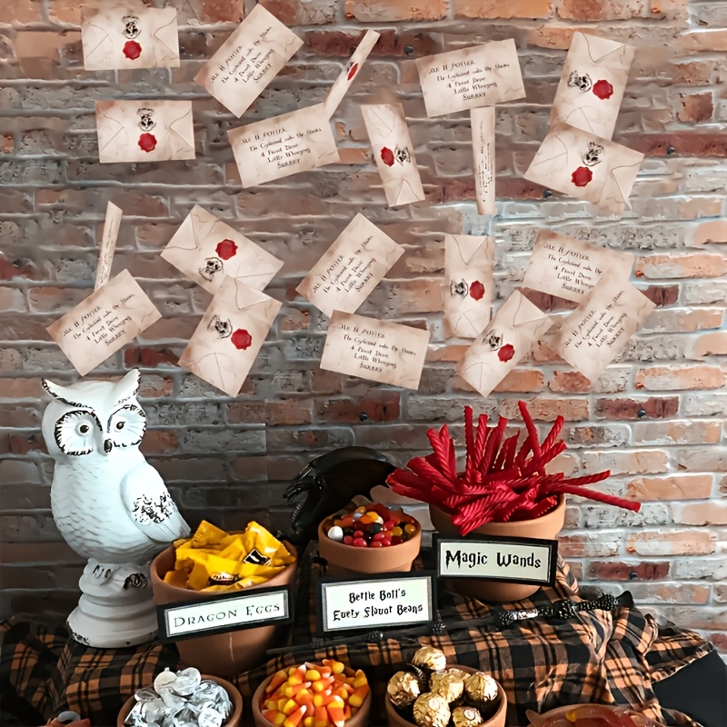 E-shop 20 Stück Serie Harry Potter-Umschläge, Banner und Flaggen, Szenenlayout, Ostern, Weihnachten, Thanksgiving, Geburtstage und andere Szenen eignen