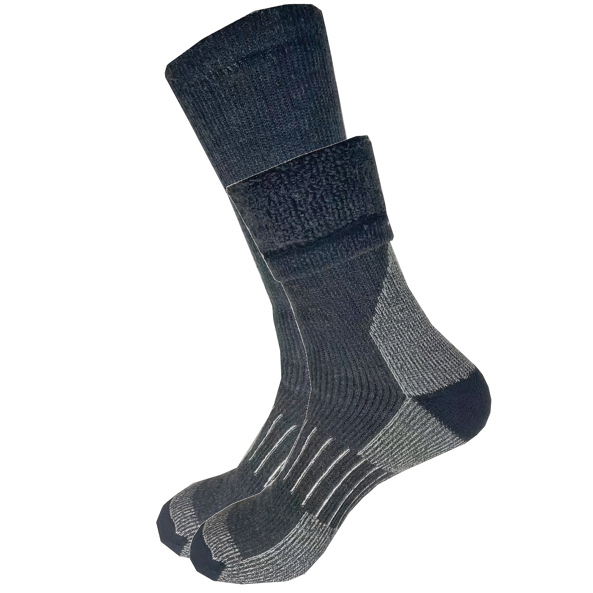 Image of Warm Wool Socks, Winter Moisture-wicking, Breathable And Comfortable Boot Socks, 3 Pairs