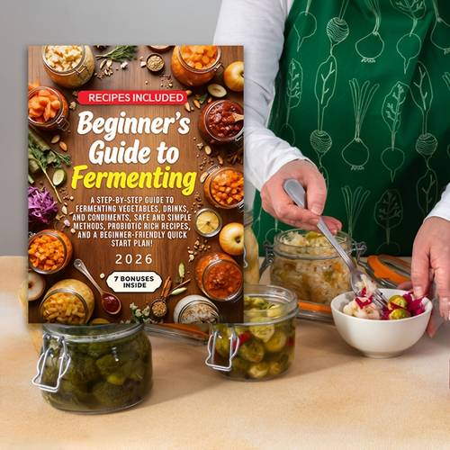 beginner guide to fermenting recipes for fermented vegetables fermented drinks condiments probiotic foods fermentation step by step fermentation guide and plan