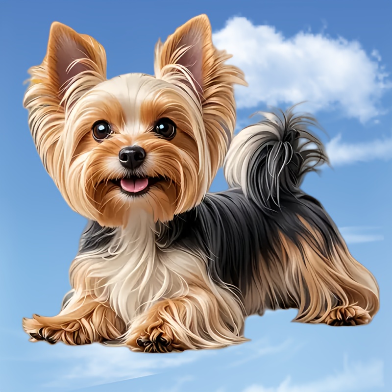 

Autocollants en Vinyle de Yorkshire Terrier Fantaisiste - Parfaits pour Voitures, Camions, Ordinateurs Portables & Plus - Décalcomanies Durables pour Fenêtres, &