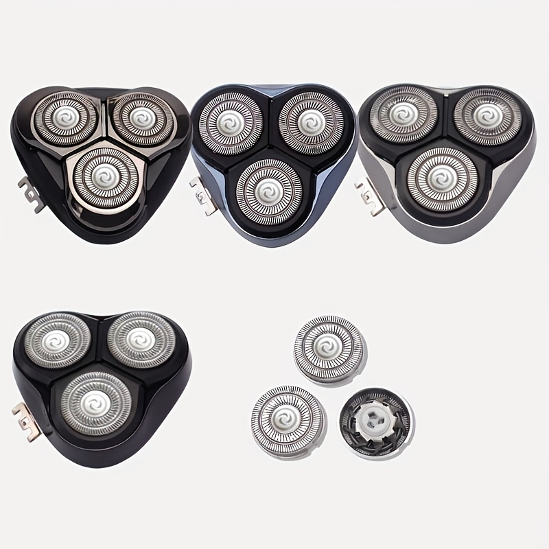 3 pack electric shaver replacement   compatible with philips   and other detachable grid models