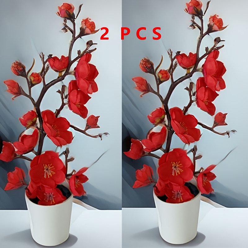 

2pcs Set Elegant Artificial Bonsai With Vase - Weddings, Engagements & Home Decor