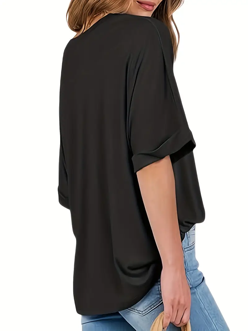 conjunto mujer: camiseta oversized cuello Temu