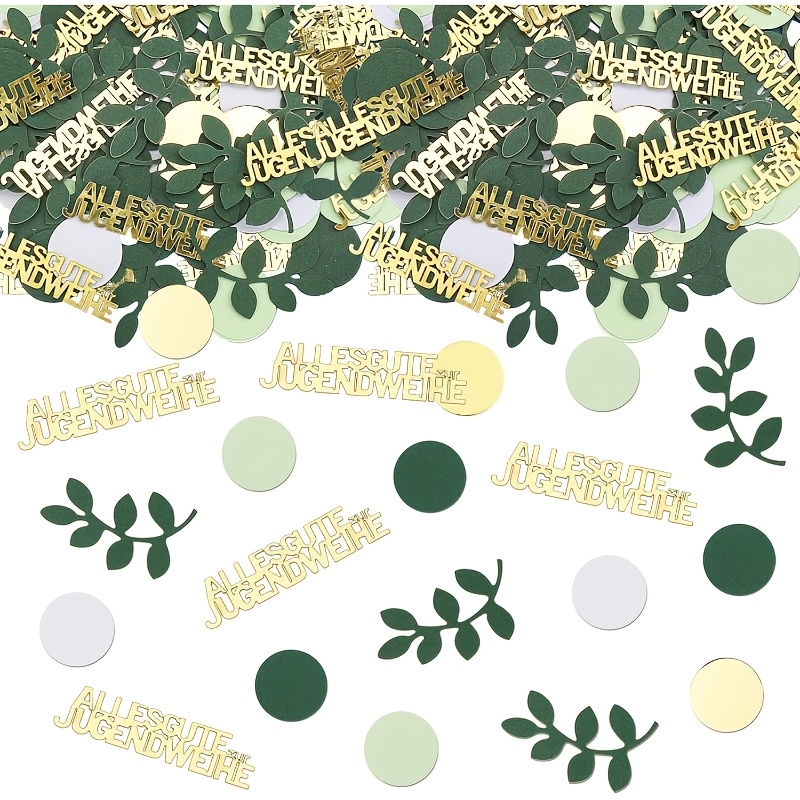 Image of Confetti "allesgutezurjugendweihe" Confetti, Decorative Paper, Male And Female Decorative Youth , Table Decoration, Youth Gift, Youth