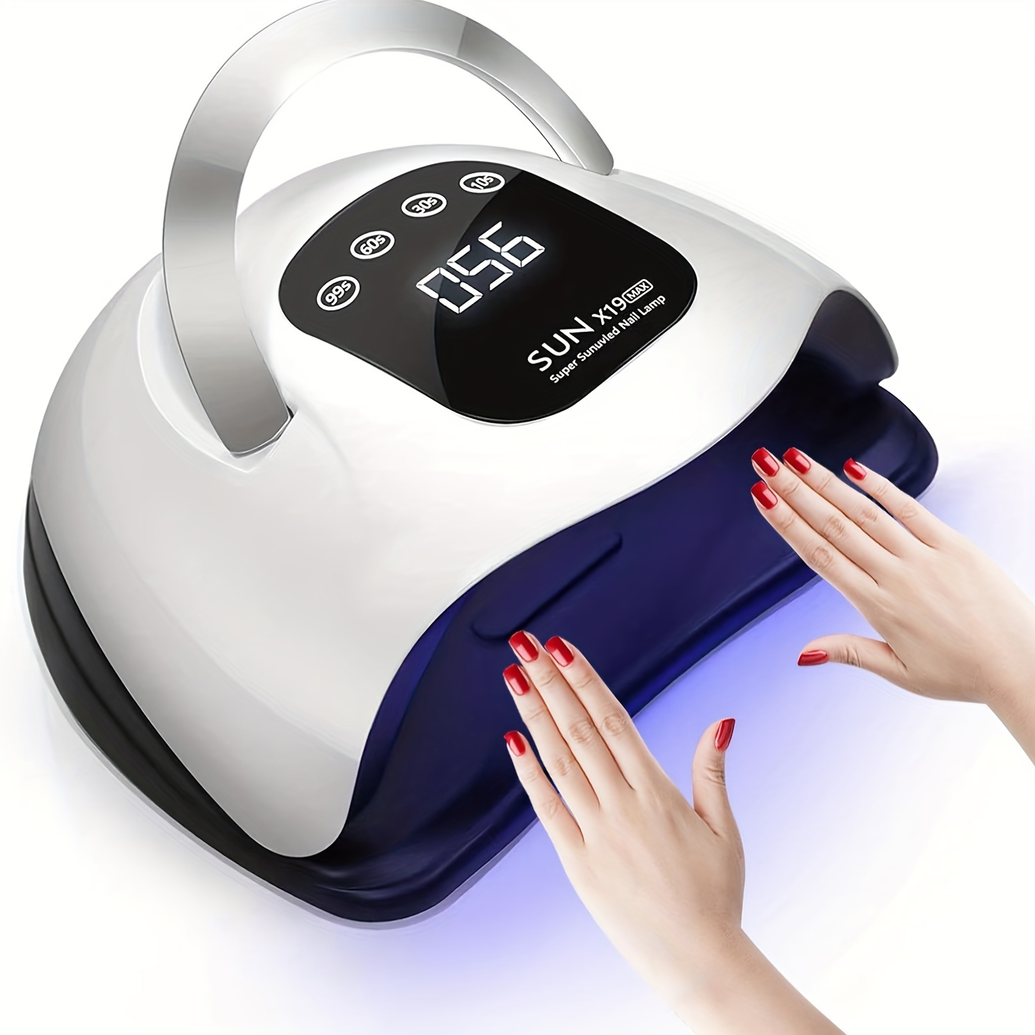 

Uv Led Nail Lamp, Fast Nail Dryer Nail Curing Light With 72 Led Beads, Lcd Touch Screen, 4 Timer Setting, Auto Sensor, High Temperature Protection