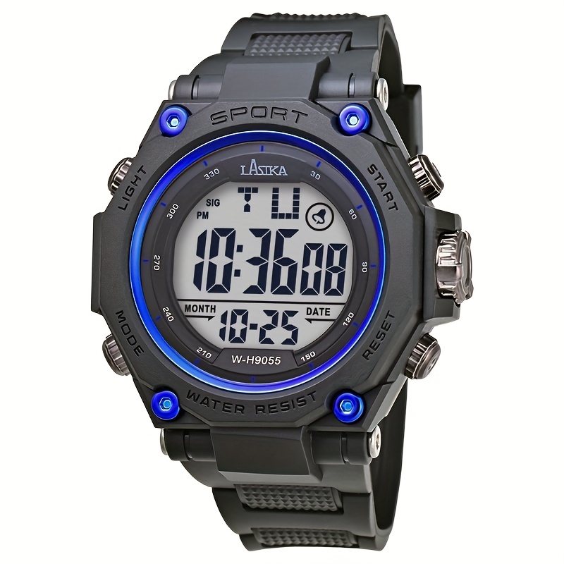 LASIKA Reloj Digital Impermeable para Niños de 8-12-14-18 Años, con Cronómetro para Natación, Reloj de Pulsera Duradero para Deportes y Actividades al Aire Libre - Regalo Ideal para Niños