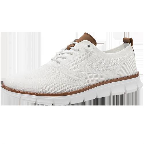 sneakers mens trendy knit sports running shoes lightweight breathable soft soled casual shoes suitable for easy and stylish mens shoes