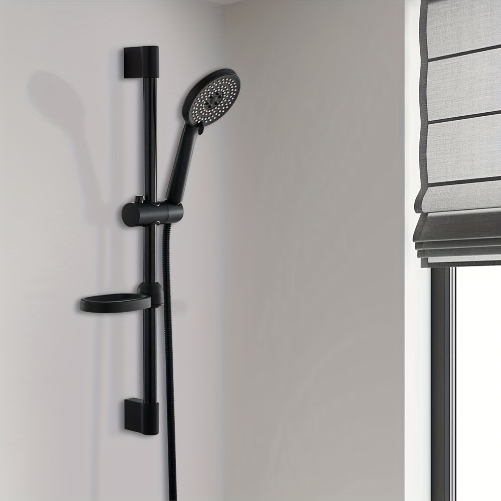 Adjustable Shower Riser Rail with Stainless Steel Slider Rail
