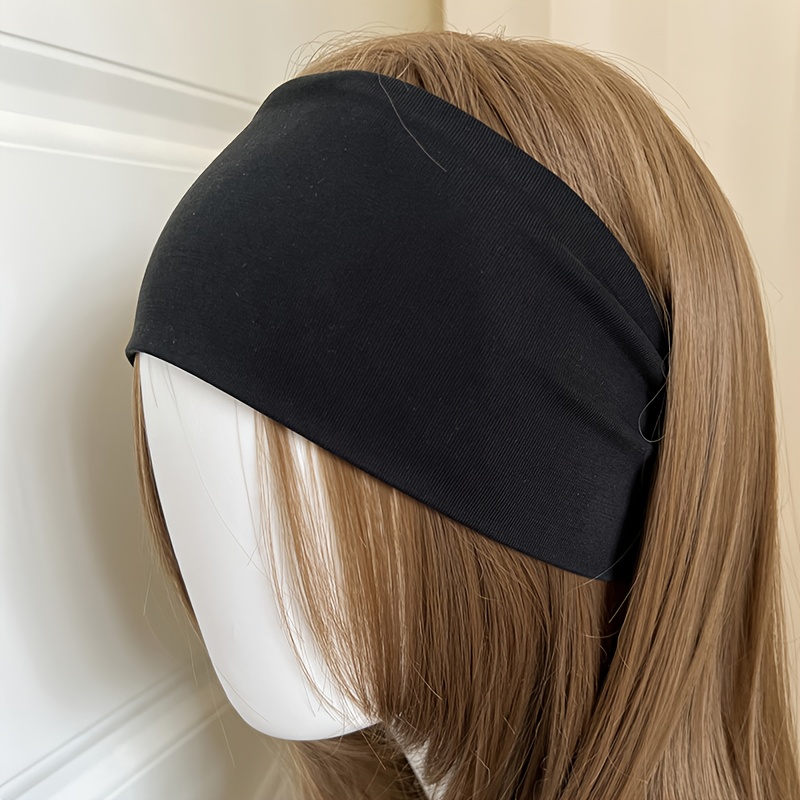 TEMU 1pc Sports Hair Bands For Women, Non-slip Sweat Absorbent Hair Bands, Suitable For Exercise And Daily Styling