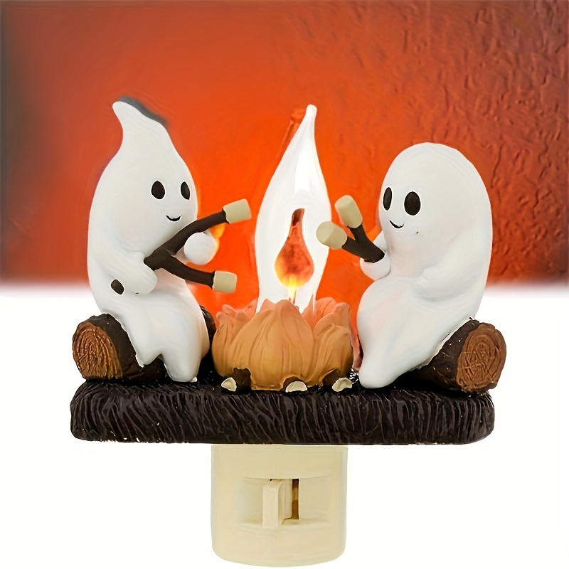 

Campfire Flickering Night Light, Campfire Flicker Flame Nightlight, 3d Led Small Electric Faux Campfire Night Light, Nightlight Indoor Decorations For Family Friends