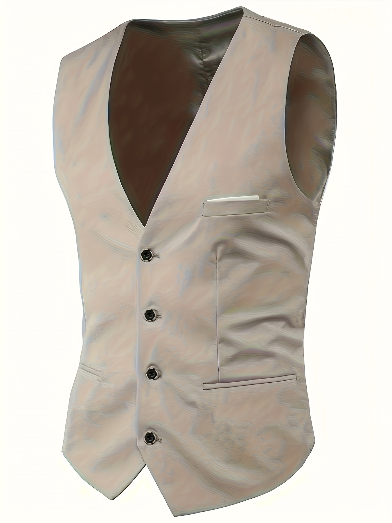 Men'S 3pcs Suit, Including a Blazer, Vest, And Trousers, Stylish And High-Quality.