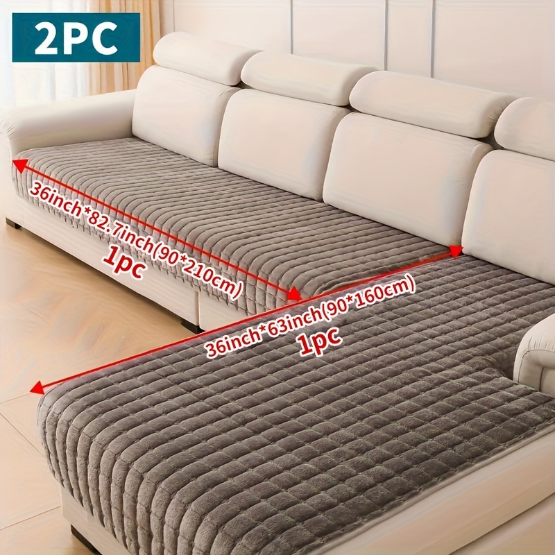 TEMU 2 Sofa Cushions That Protect Against Pet Scratches, Suitable For , Machine Washable, Perfect For Sofas In The Bedroom, Living Room, And Office,