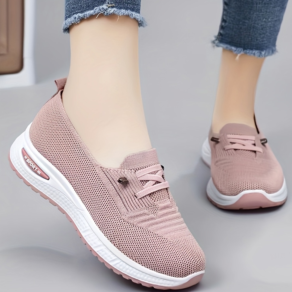 Zapatillas deportivas de color para mujer, transpirables, con cordones,  para exteriores, cómodas, de corte de talla