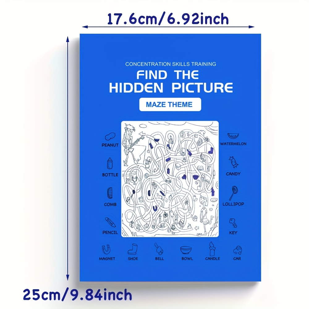 Fun & Engaging Children's Book: Full of Hidden Images for Enhanced Cognition & Engagement