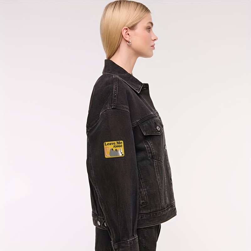 E-shop "" Opossum Stickerei-Patch, mehrfarbige aufbügelbare Stickerei-Patches, Stoffapplikation Abzeichen für Hüte, Kleidung und Rucksack Dekoration