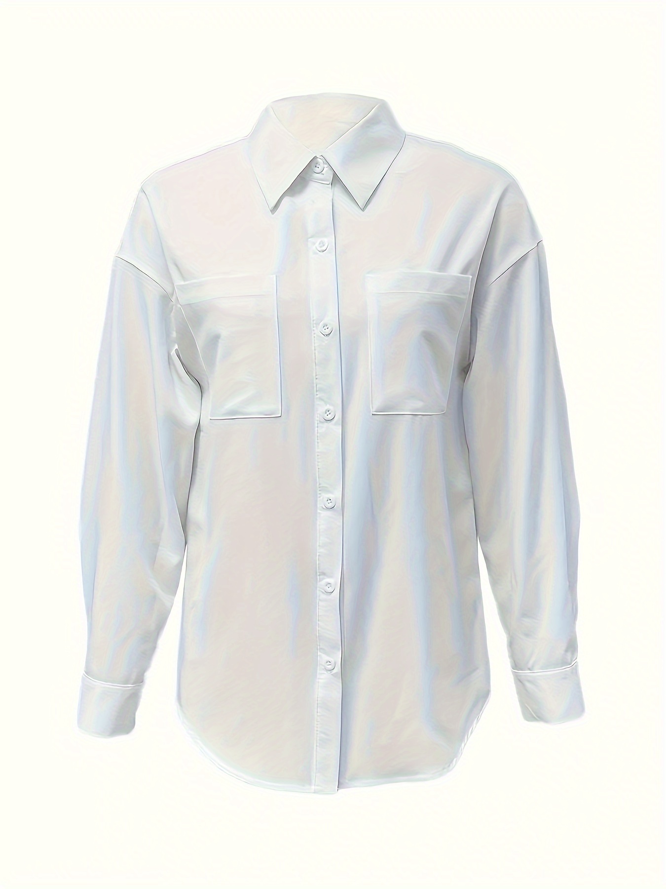 chemise à manches longues couleur femme double Temu Canada