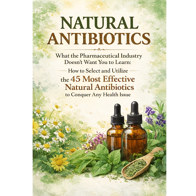 TEMU Natural Herbal Antibiotics: 45 Most Potent Herbal Remedies For Treating Common Ailments And Strengthening Your Immune System