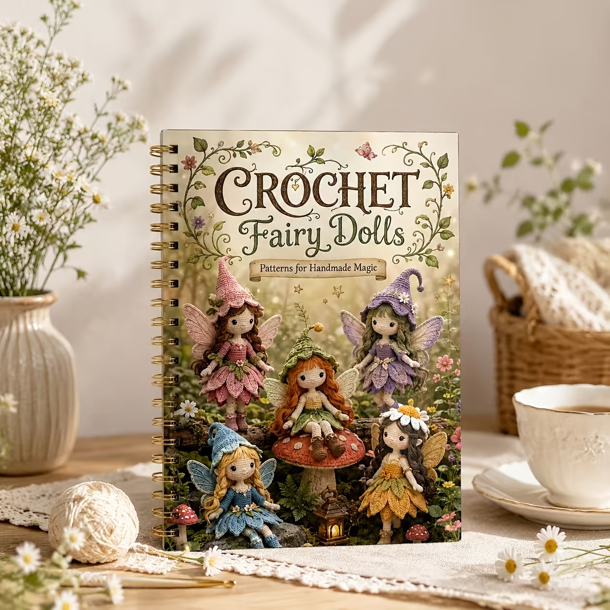 TEMU Carnet de Crochet à Spirale sur le Thème des , Instructions Détailées Étape par Étape, Guide DIY Créatif et Amusant Facile à Apprendre, pour