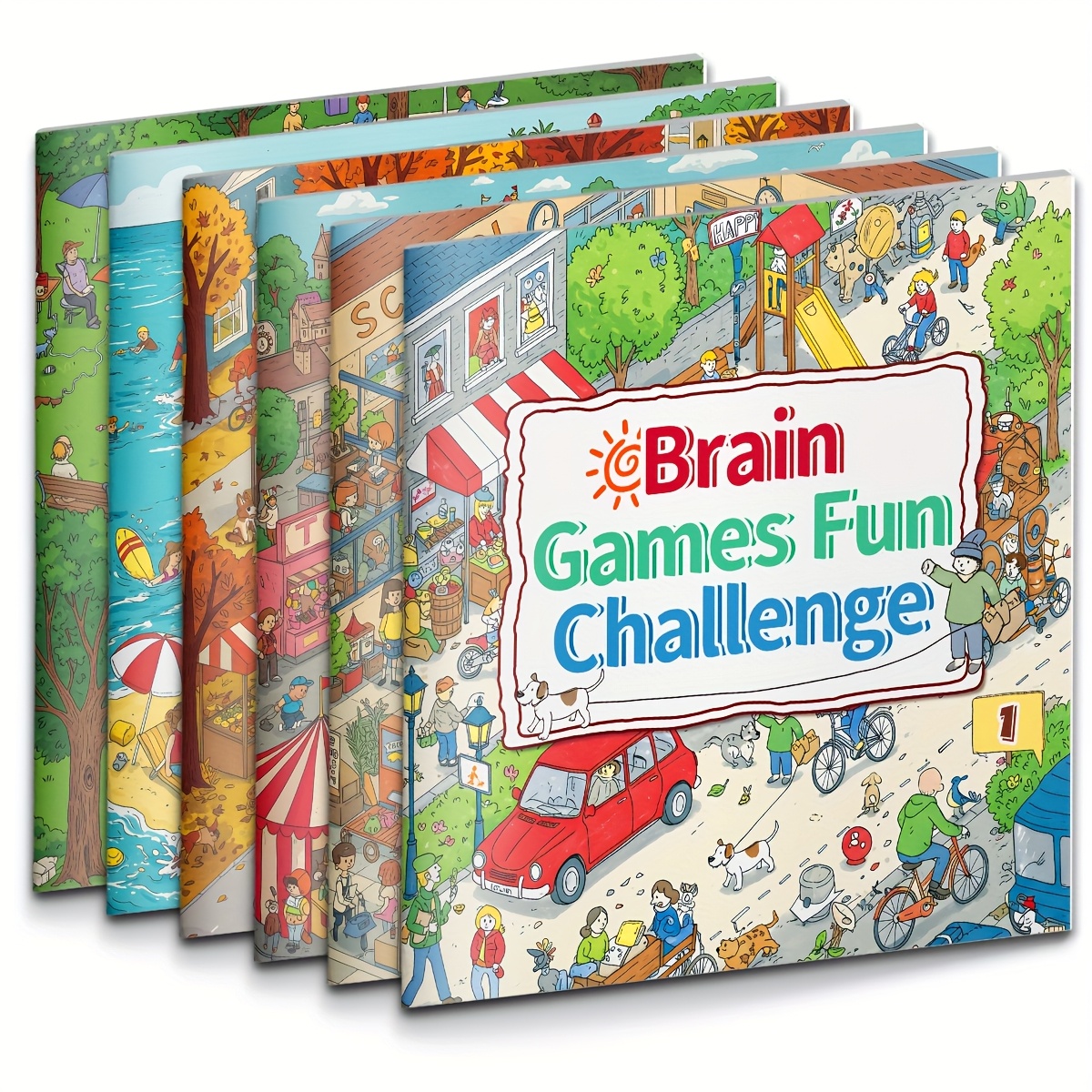 Brain Development Activity Book Set | Logical Thinking & Iq Training For Kids | Step-by-step Learning