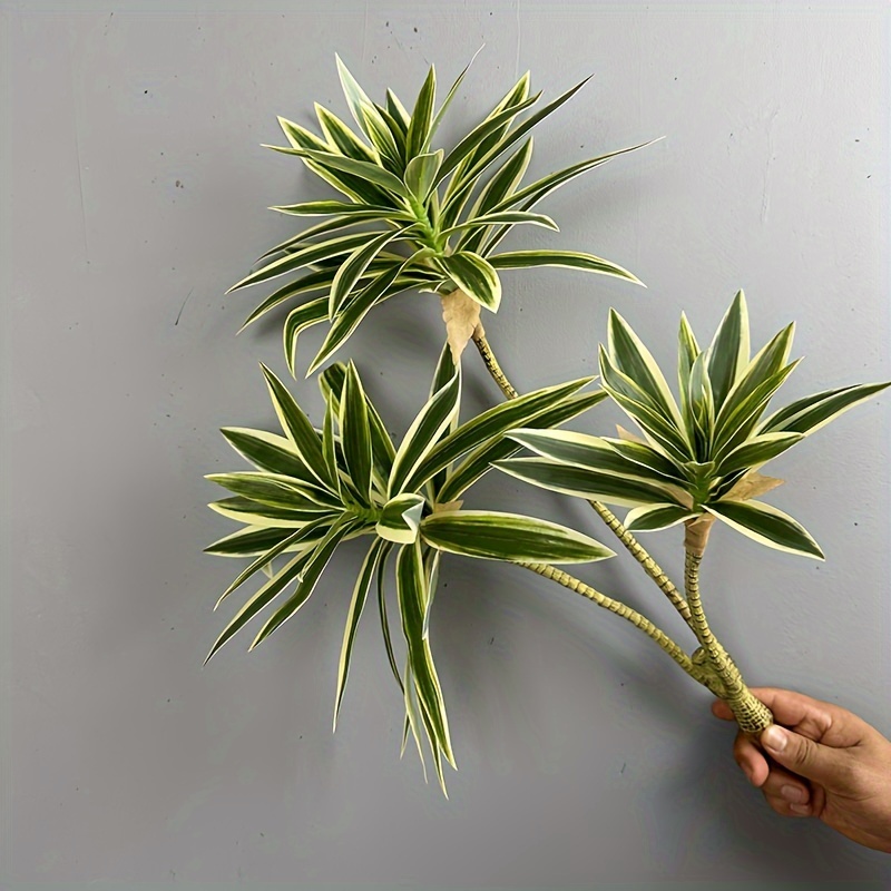 1 Branch, Artificial Plants, Artificial Bush, Fake Plant Decoration, Potted Plant, Interior Decoration, Garden Decoration, Balcony Decoration, Outdoor Plant Decoration