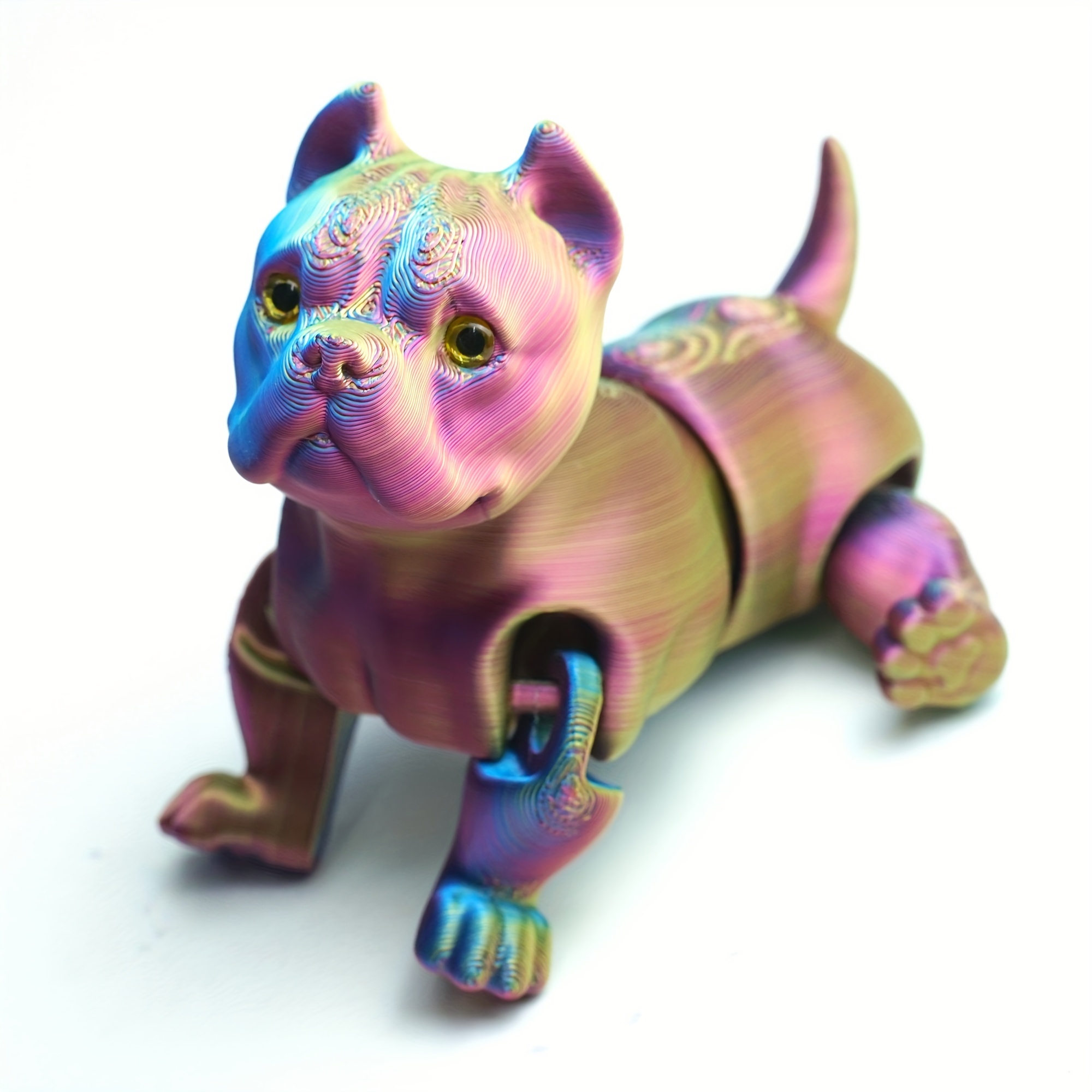 

3d Printed Dog Figurine, , Plastic , , Sitting , For , Christmas, Halloween, Easter, Hanukkah, , No Required