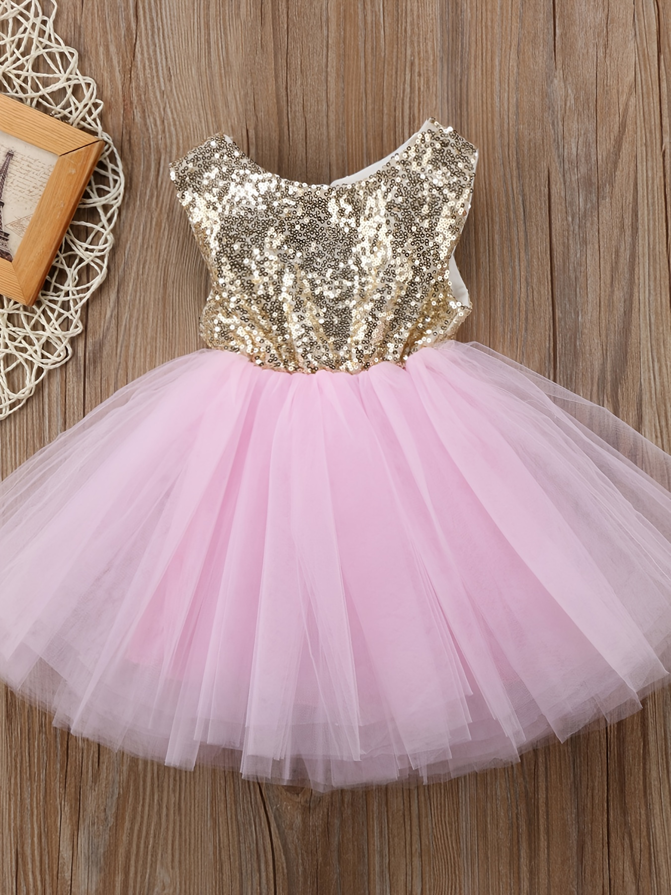 strapless open back dress Dance dress,tutu dress,toddler ballet dress,dance princess lolita dress,kids  dance dress,baby dance dress – HAOHE main image 1