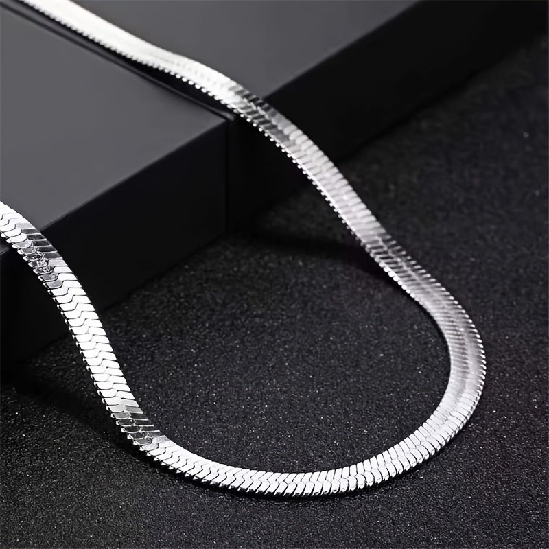 

Unisex Stainless Steel Cuban Link Blade Chain Hip-hop Punk Necklace In 18 Inches, 20 Inches, 22 Inches, And 24 Inches.