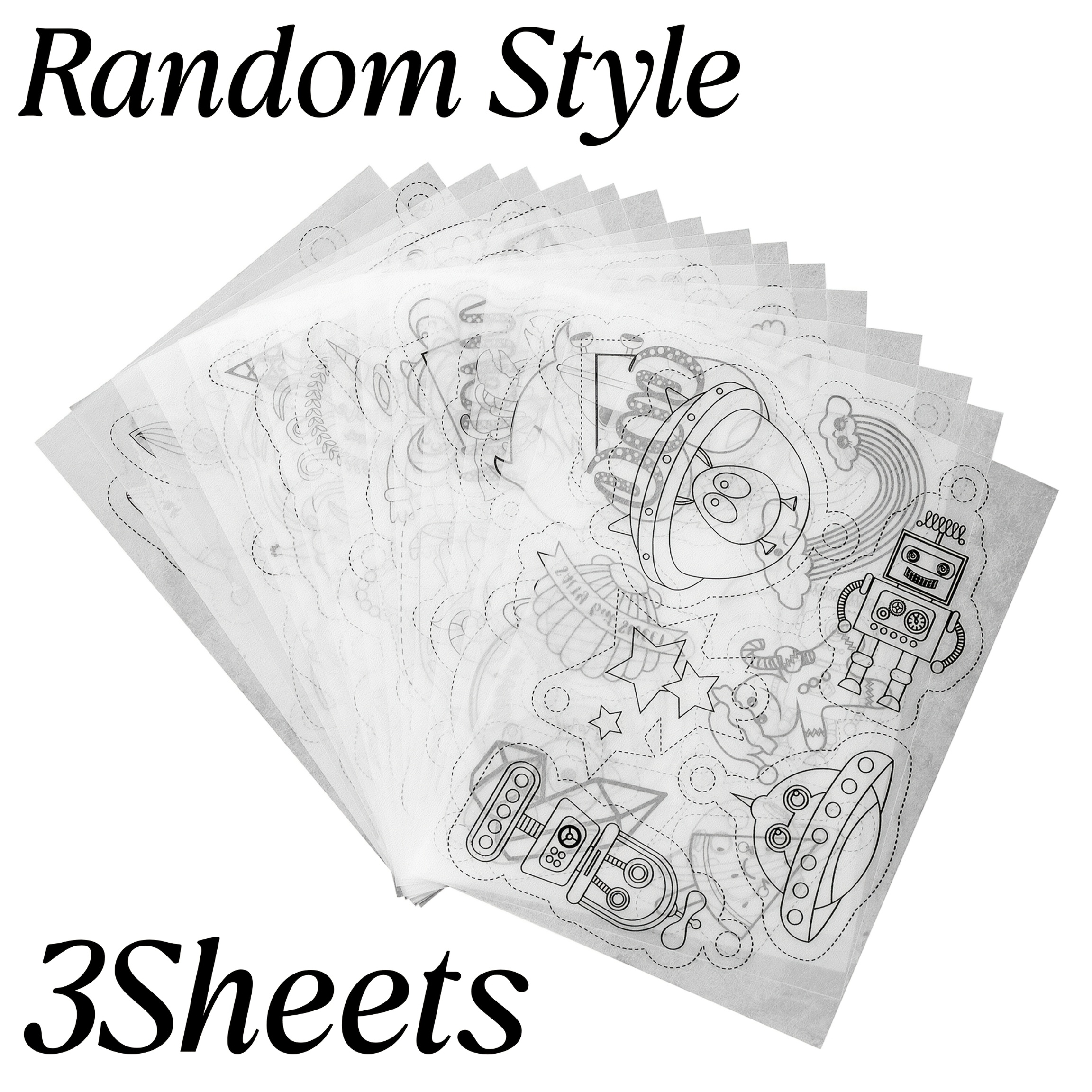 TEMU 3 Feuilles thermorétractables, idéales pour la fabrication de breloques de col, porte-clés, cadeaux d'anniversaire, kits de loisirs créatifs