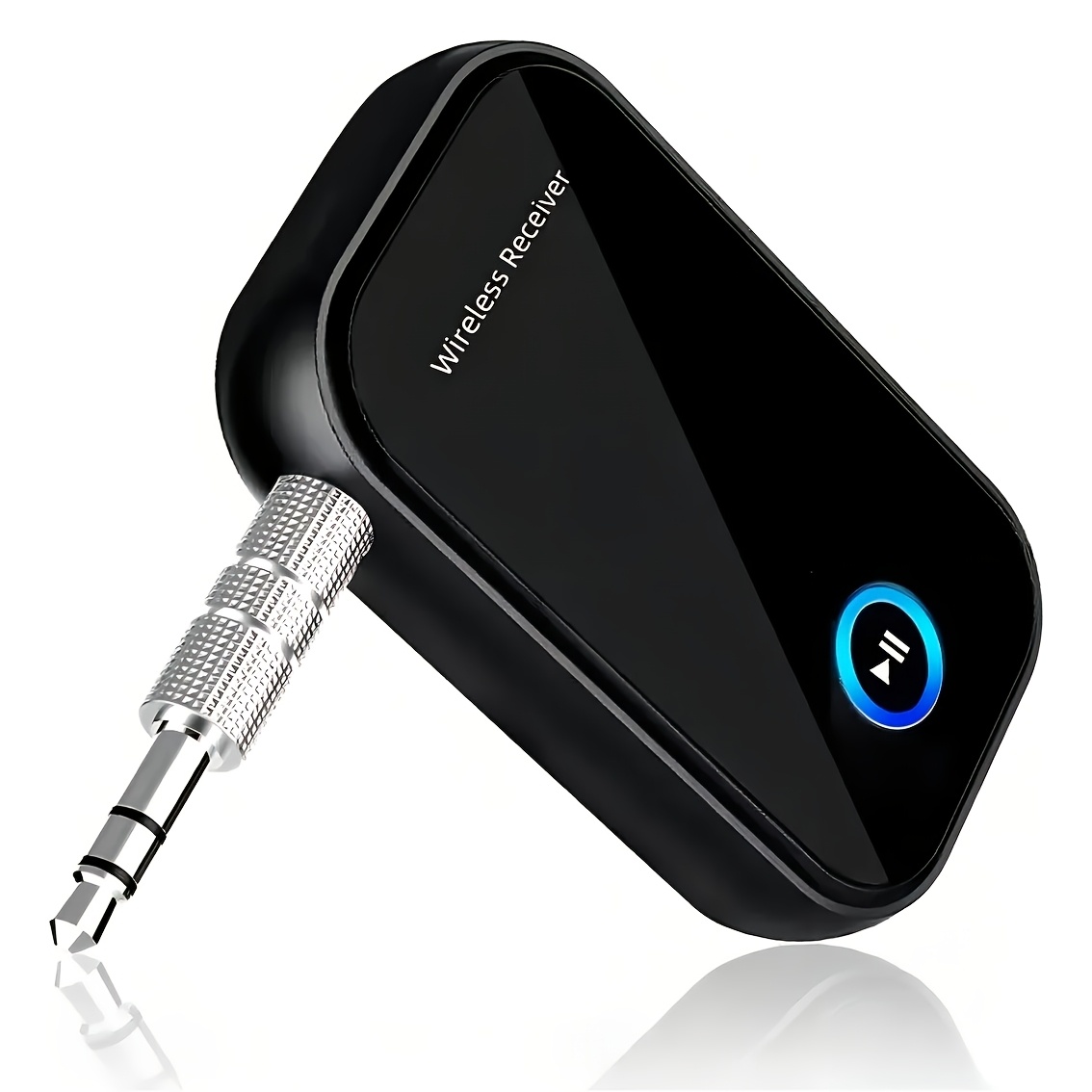 TEMU Bluetooth Receiver For Car, Noise Cancelling 3.5mm Aux Bluetooth Car Adapter, Wireless Audio Receiver For Home Stereo/wired Headphones, Call
