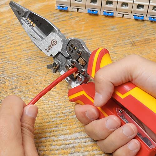 electricians 8 in 1 multifunctional wire cable cutter and pliers with ammeter