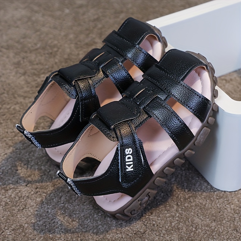 Sandalias de seguridad para niños Verano 2025 Llegados Cubierta  sintética transpirable con cierre de para deportes al air