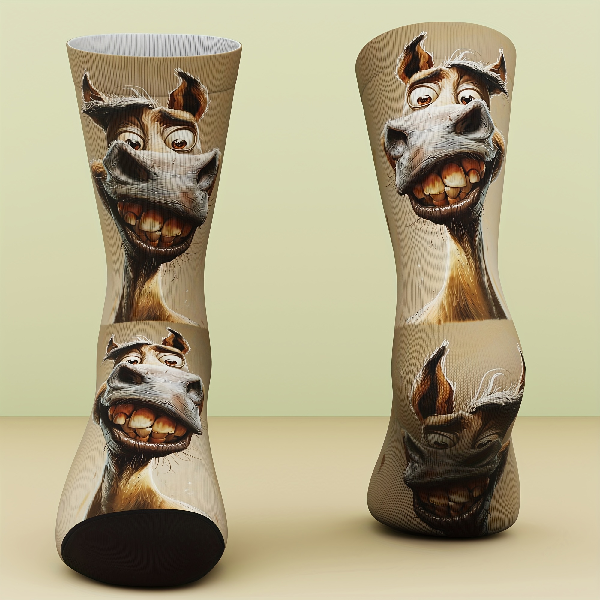 TEMU 1 Paire de Chaussettes Unisexe, Amusantes et Tendance, Confortables et Respirantes, Adaptées aux Sports de , Convient à Toutes , Lavable en