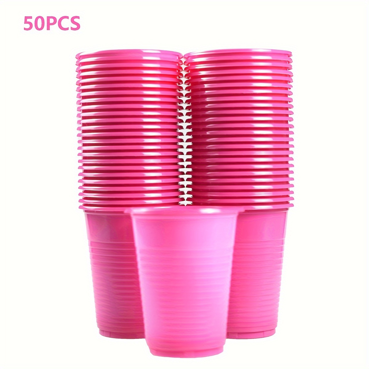 50 100 pack 7 plastic cups sturdy - Temu