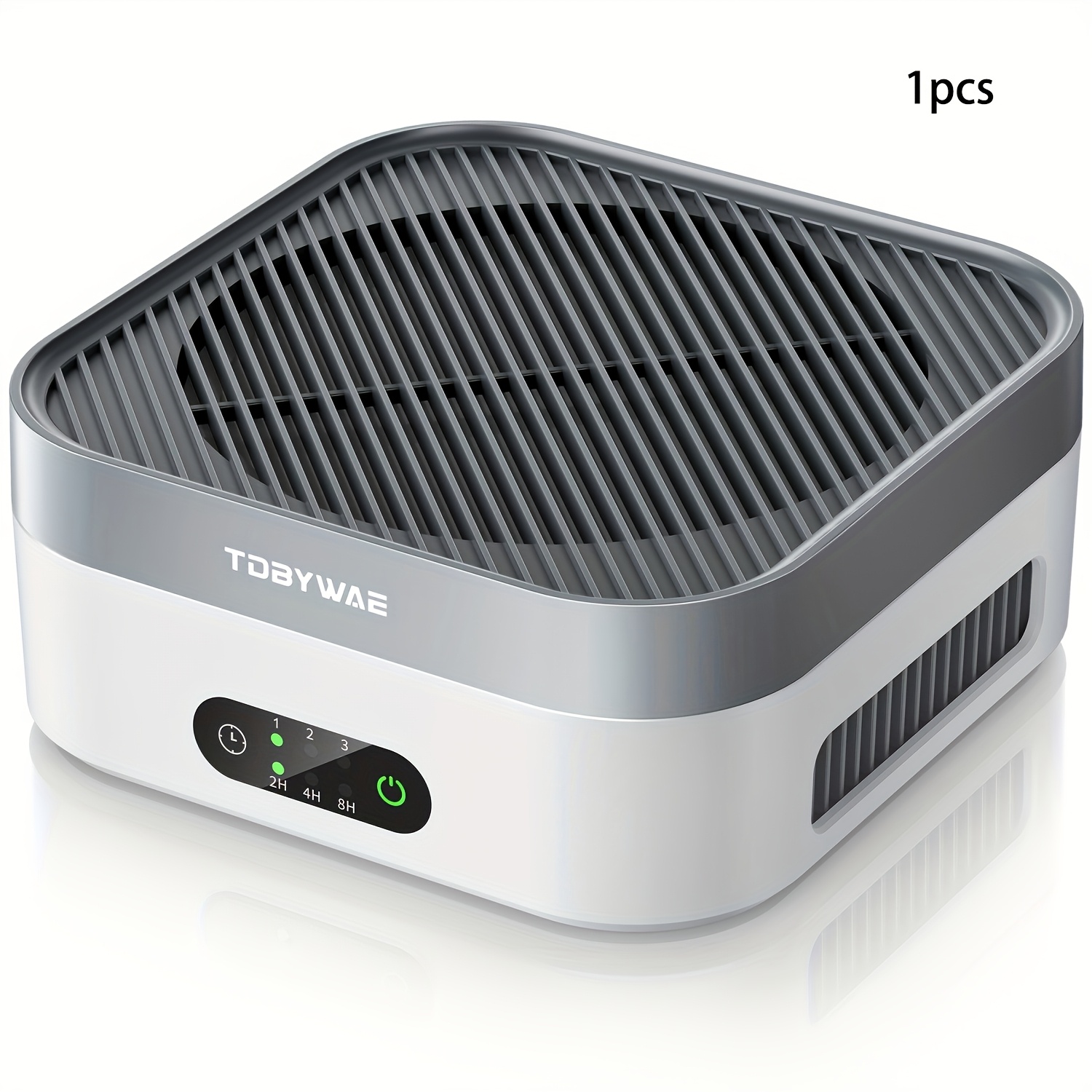 TEMU 1pc For Home Or 2pcs Air Purifiers For Home, For Bedroom Up To 600 Sq. Ft., For Pets, Dust, Dander, Pollen, Odor, Smoke, New Quiet Wind Wheel