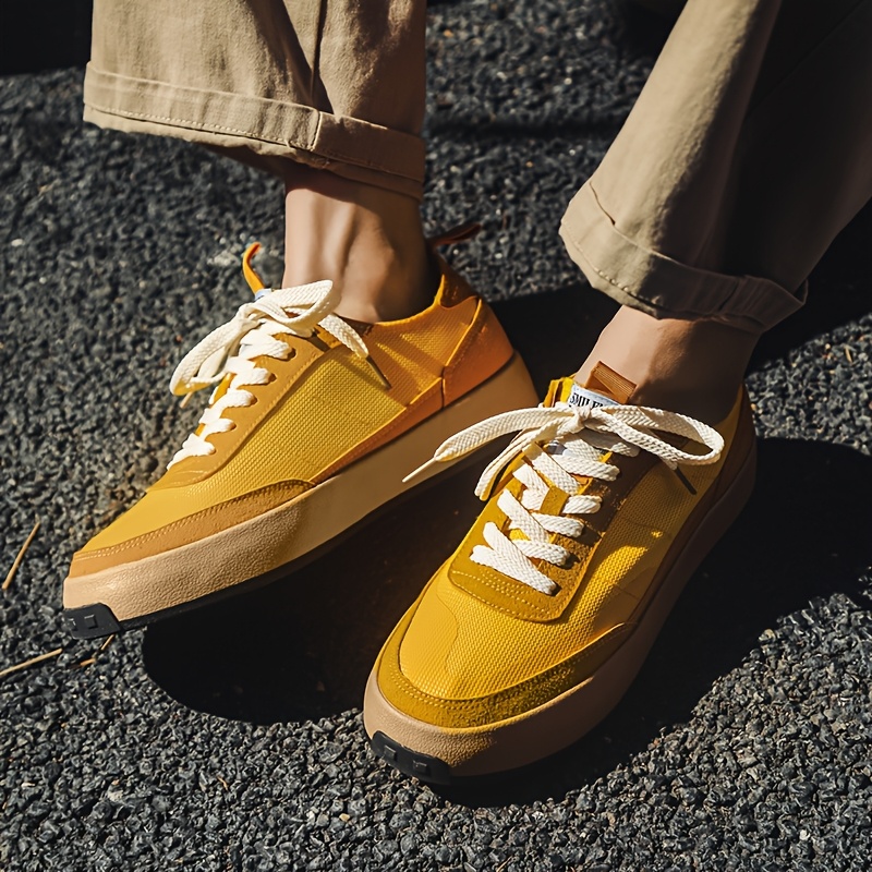 Zapatillas clásicas para hombre, versátiles, de moda, modernas y casuales, de tela de fibra sedosa de hielo transpirable, zapatillas de caña baja con empalme y transpirables