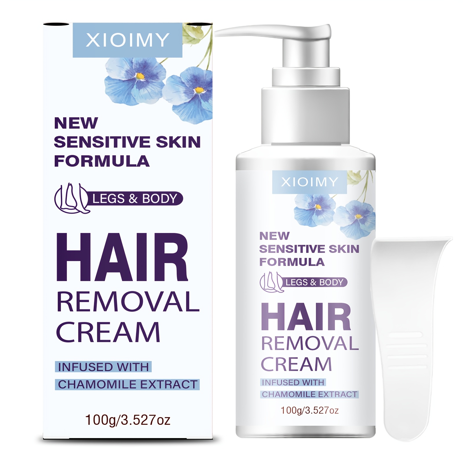 Image of 100g Powerful, , Chamomile, , Gentle And Non-irritating, Clean Hair Removal, 5-minute Quick Hair Removal, Suitable For Removing Lips, Armpits, Legs, , Private Parts, Etc
