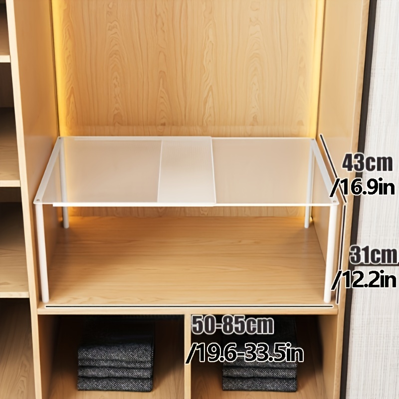 TEMU -install Steel Organizer -out And Dividers - For Bedroom Organization