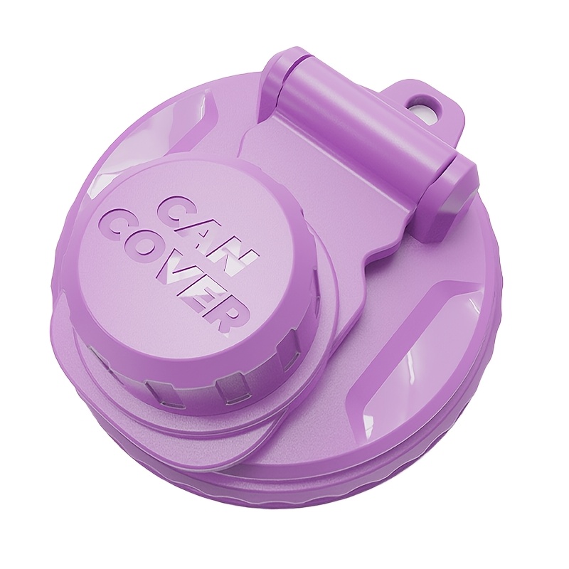 TEMU 1pc For Soda Can Lids With Caps Reusable Can Covers For Soda, Energy Drinks, Universal Fit 202/206 Cans