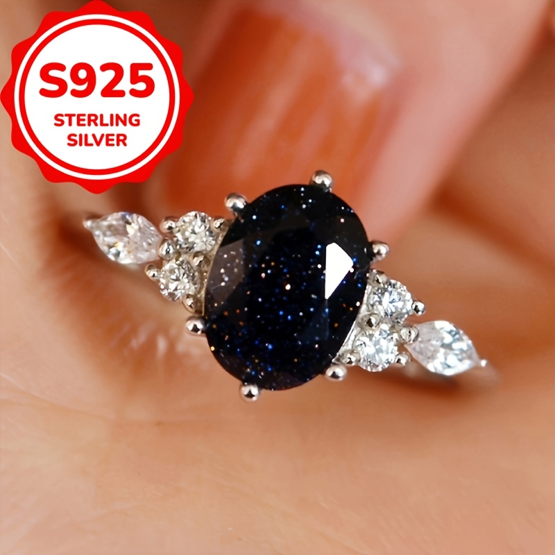 

925 Silver Vintage Promise Ring Suitable For Marriage, Engagement, Banquet, Birthday And Anniversary Gift For Her 2.3g