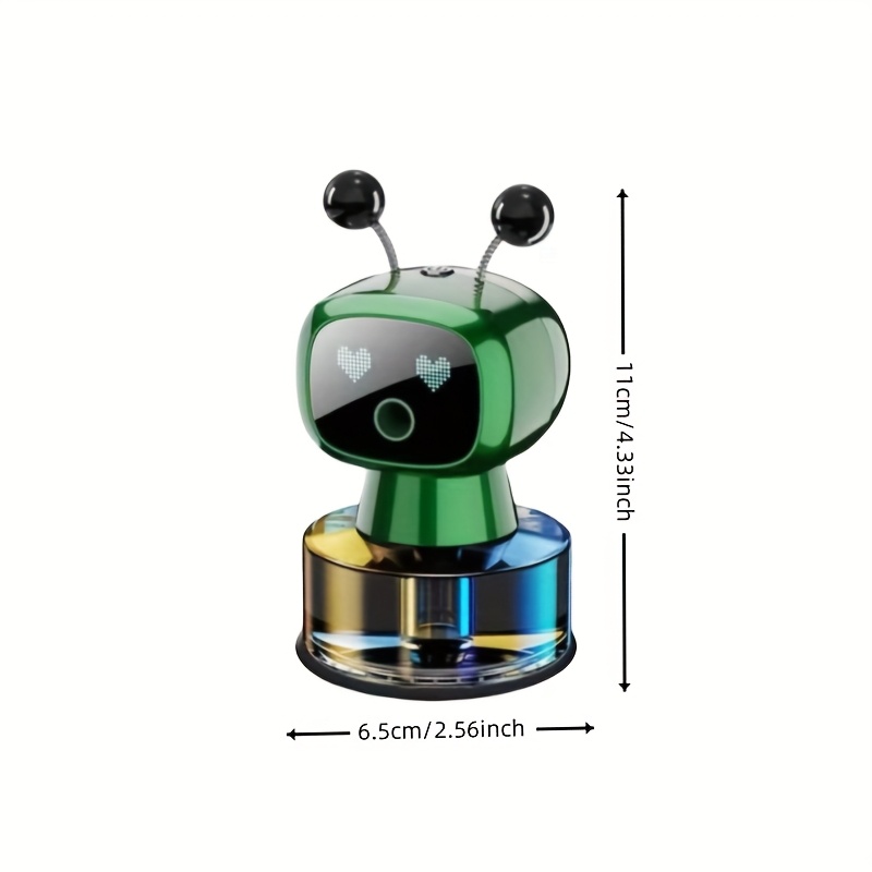 robot smart car air freshener usb charging design automatic fragrance spraying when the car   and stops ai     in   levels of fragrance concentration   adjusted at will ideal car decoration   Product details 1