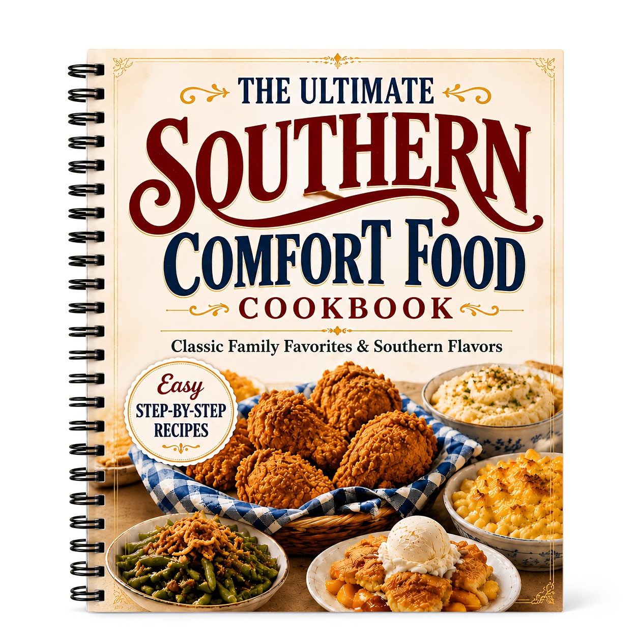 TEMU The Ultimate Southern Comfort Food Cookbook - Classic Family Favorites & Southern Flavors, Easy Step-by-step Recipes For Homemade Family Meals