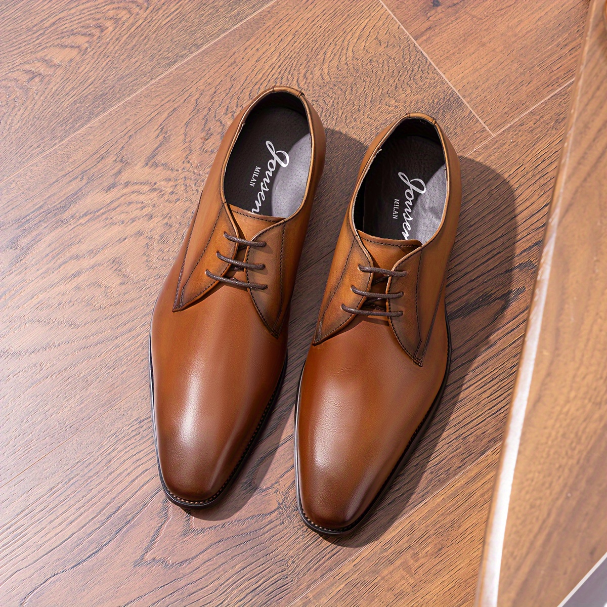 Zapatos elegantes de hombre de cuero Oxford Derby de negocios formales  Zapatos de vestir retro Brogue Wingtip para hombres