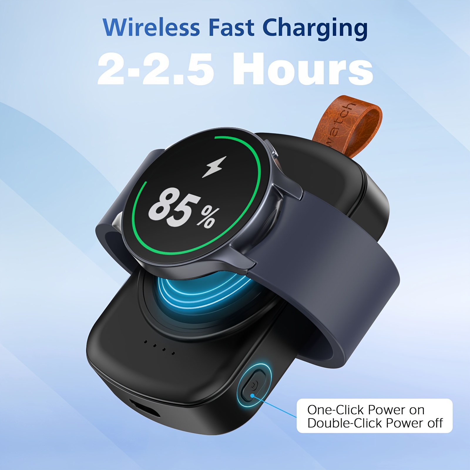 x 27sx for samsung   1800mah portable charger for samsung galaxy watch 7 ultra 6 6   5 pro 4   2 1 wireless magnetic Product details 5