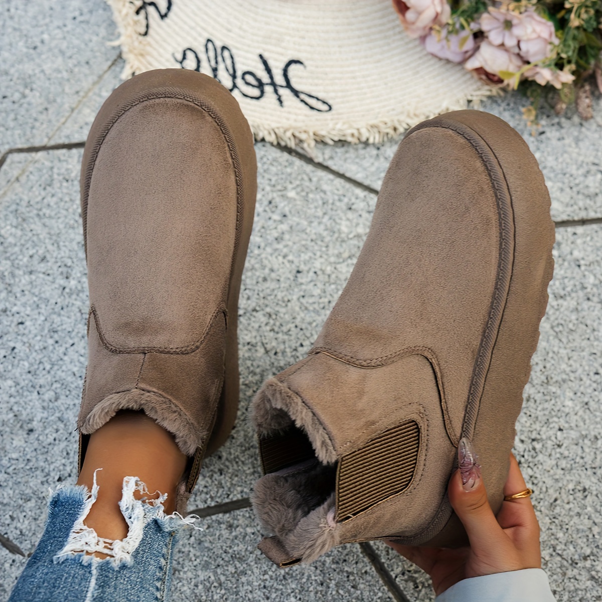 Women's Ankle Boots, Shi Yu - New Winter Warm -lined Boots For Women, Women Shoes