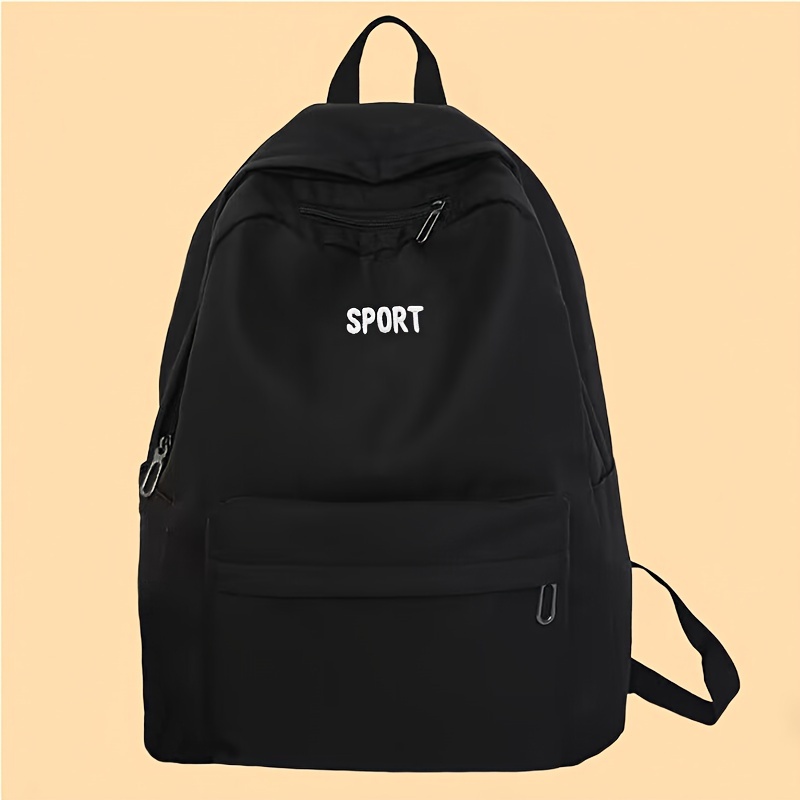 TEMU Junior High School Students Large Capacity Simple College Students High School Backpack, Travel Backpack