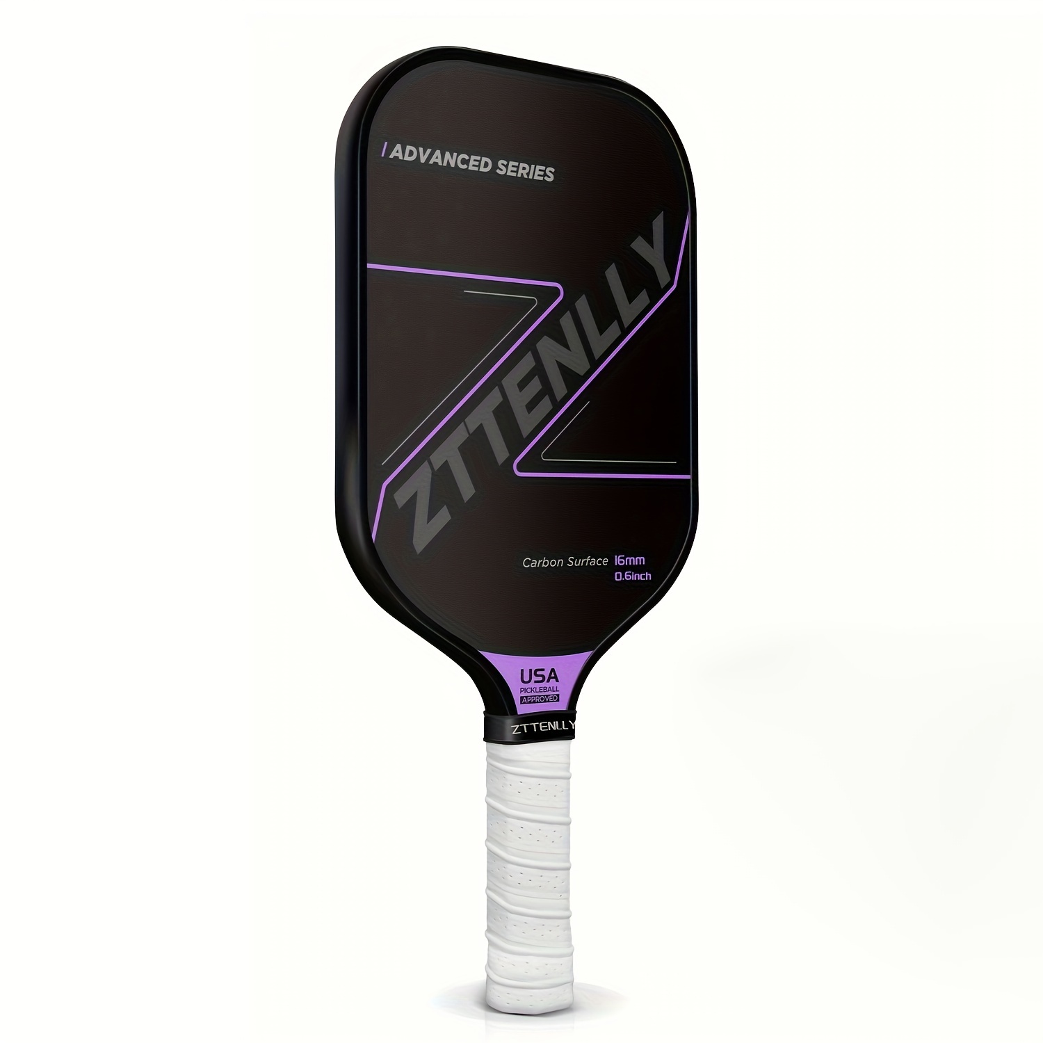 

Pickleball Paddle - Carbon Fiber Surface With 16mm Polypropylene Honeycomb Core & Usapa Approved - 1pc Pickleball Racket