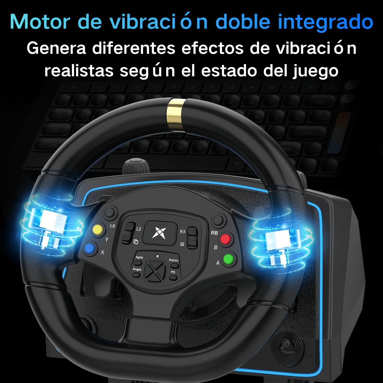 Volante De Juguete Para Niños Con Rotación 360°, Luces, Sonidos Y Ventosas, Simulador De Conducción Musical Para Bebés, Ideal Para Juegos De Rol
