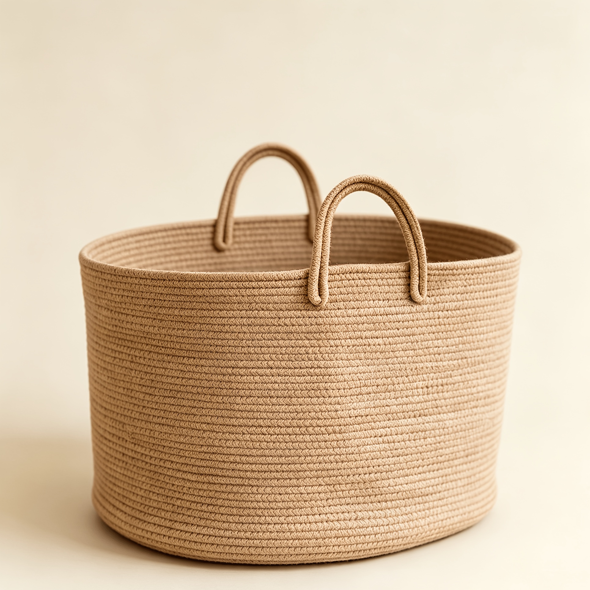 TEMU Extra Large Bohemian Style Jute Basket - Multi-functional Storage Solution, Suitable For Blankets, Pillows, Etc. - Ideal For Organizing Living