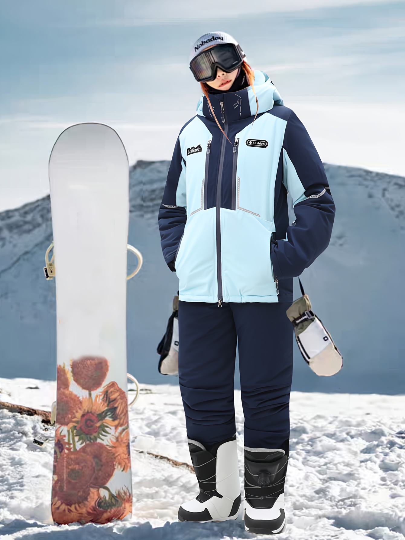 Set of Sports and Outdoor Gear, Winter for Women Jacket Pants  HX8815, Snow Suit Women, Skiing Jacket For Women, Snow Suits For Women,  Snowsuit